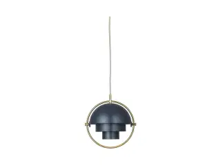 GUBI Multi-Lite Pendel Stor Messing & Midnight Blu