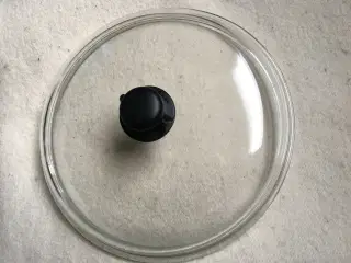 Stort glas grydelåg, Ø 31 cm