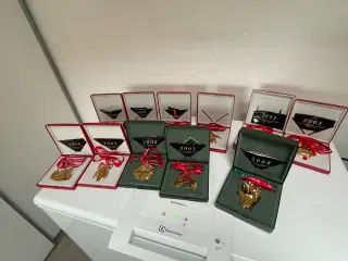 11 stk. Georg Jensen juleuroer