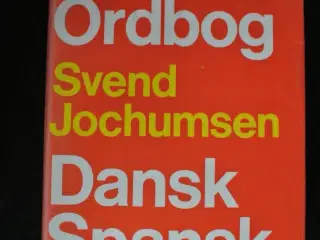 teknisk ordbog dansk-spansk, af svend jochumsen