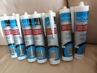 7 NYE NVIPRO SANITET & BYGGESILICONE NYPRIS 80,-KR