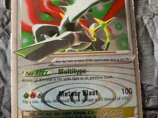 Pokemon kort Arceus LV. X