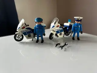 Playmobil motorcykler med lys