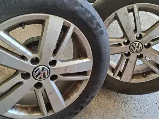 VW alufælge m. sommerdæk 16"