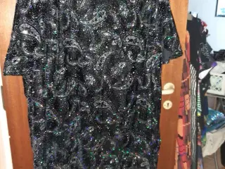 kjole. med skønt paisley.mønster/Str.50 Glitter