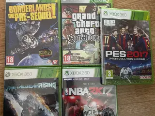 Borderlands, GTA, Metal Gear R., NBA 2K17, PES2017