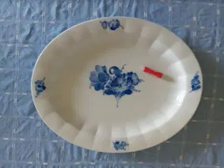 Serveringsfad. 10/8540 blå blomst.
