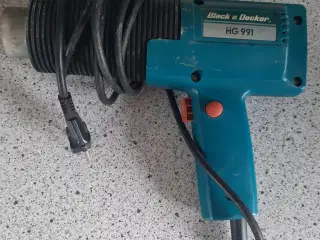 Black og Decker varmepistol sælges 