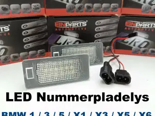 NY! 36 LED Premium Nummerpladelys til BMW 