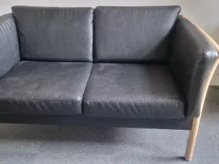 Lædersofa, 1 stk. sælges