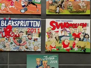 Svikmøllen / Blæksprutten / Julius - ialt 50 kr.